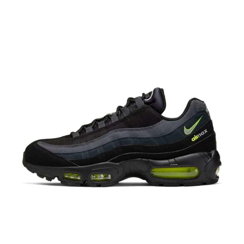 Nike Air Max 95 Retro Logo Black Grey Volt