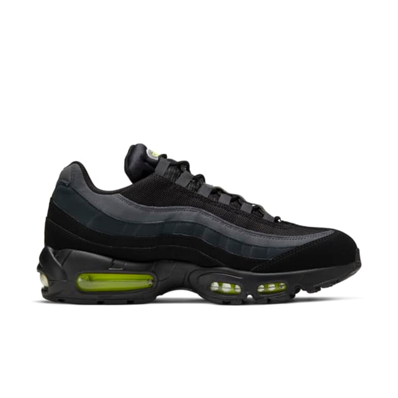 Nike Air Max 95 Retro Logo Black Grey Volt