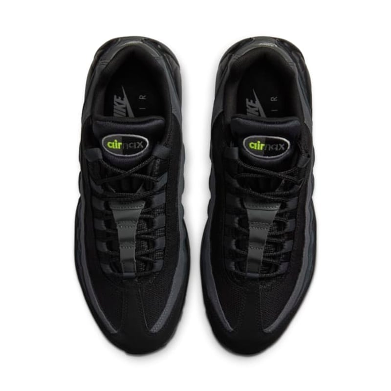 Nike Air Max 95 Retro Logo Black Grey Volt
