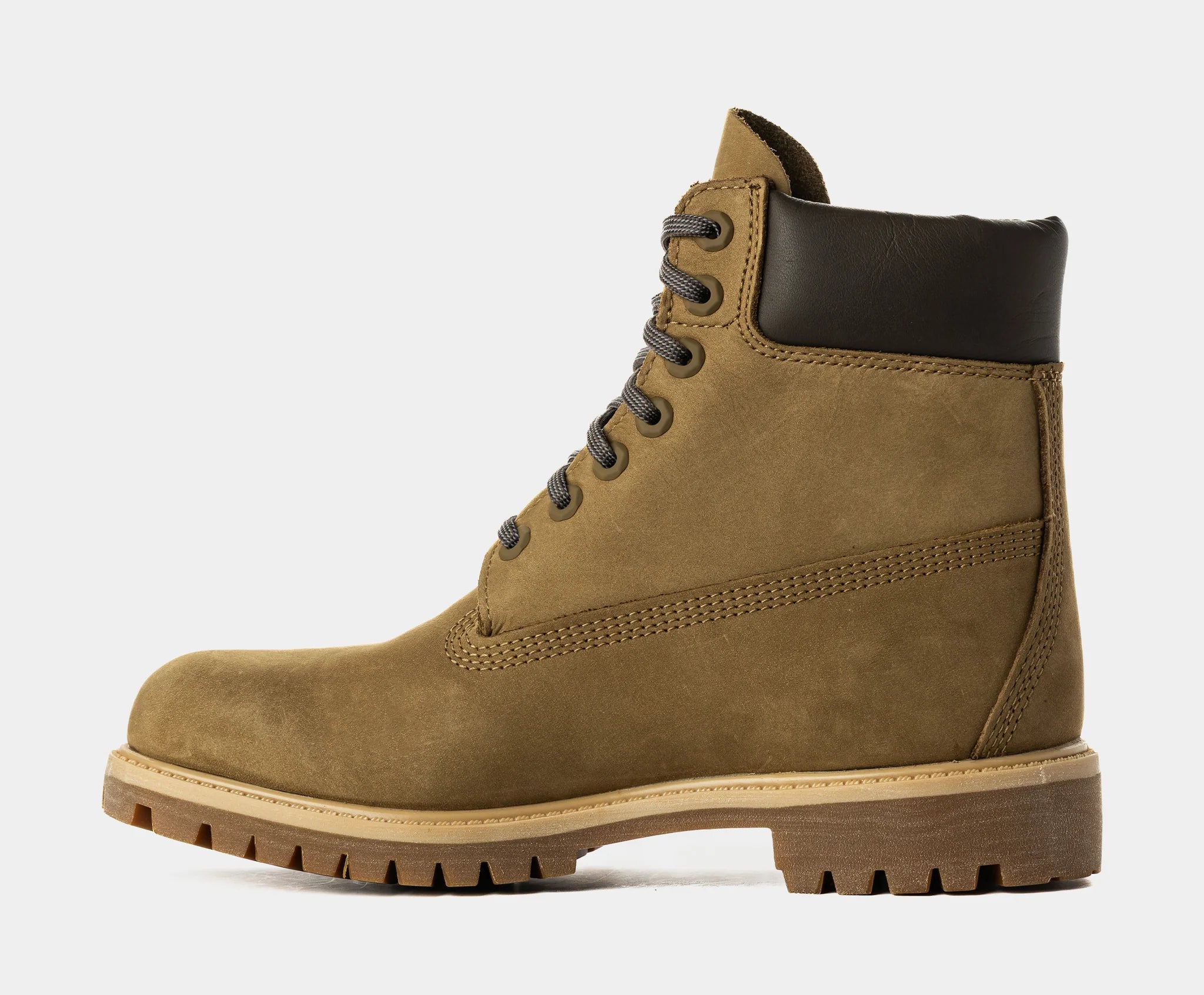 Timberland Premium 6-Inch Waterproof BOOTS NUBUCK OLIVE BROWN
