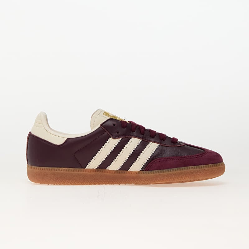 adidas Samba OG Maroon Gold Metallic (Women's)