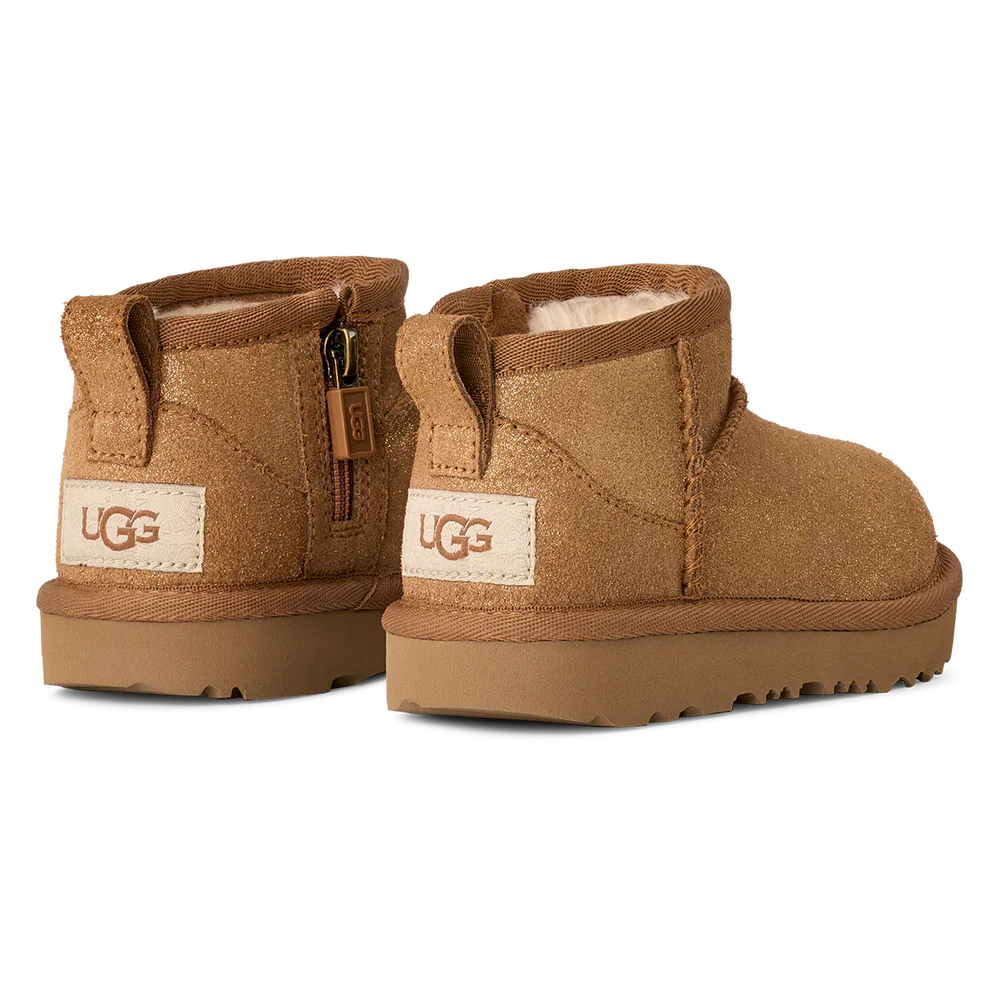 UGG Classic Ultra Mini Dazzle Chestnut (Toddler)
