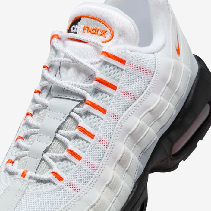 Nike Air Max 95 Wolf Grey Safety Orange Pure Platinum