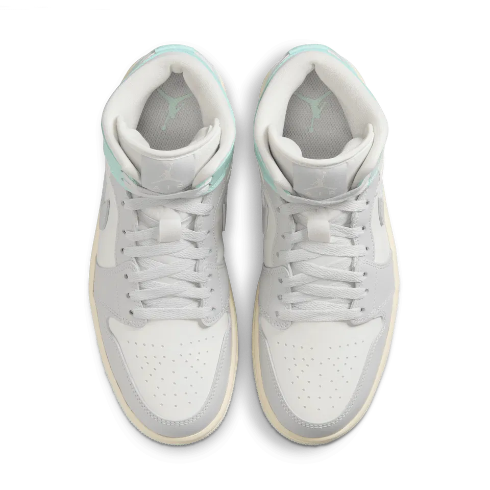 Jordan 1 Mid Football Grey Igloo (Women's)