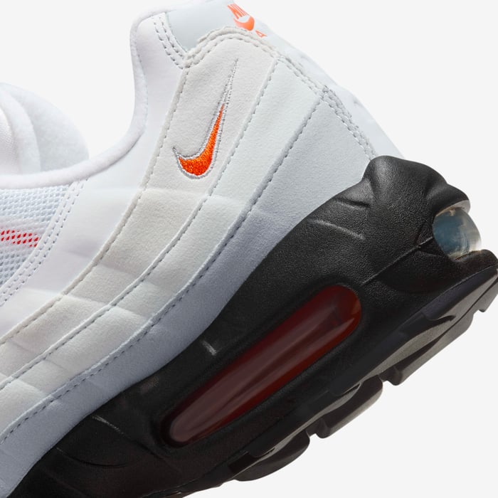 Nike Air Max 95 Wolf Grey Safety Orange Pure Platinum