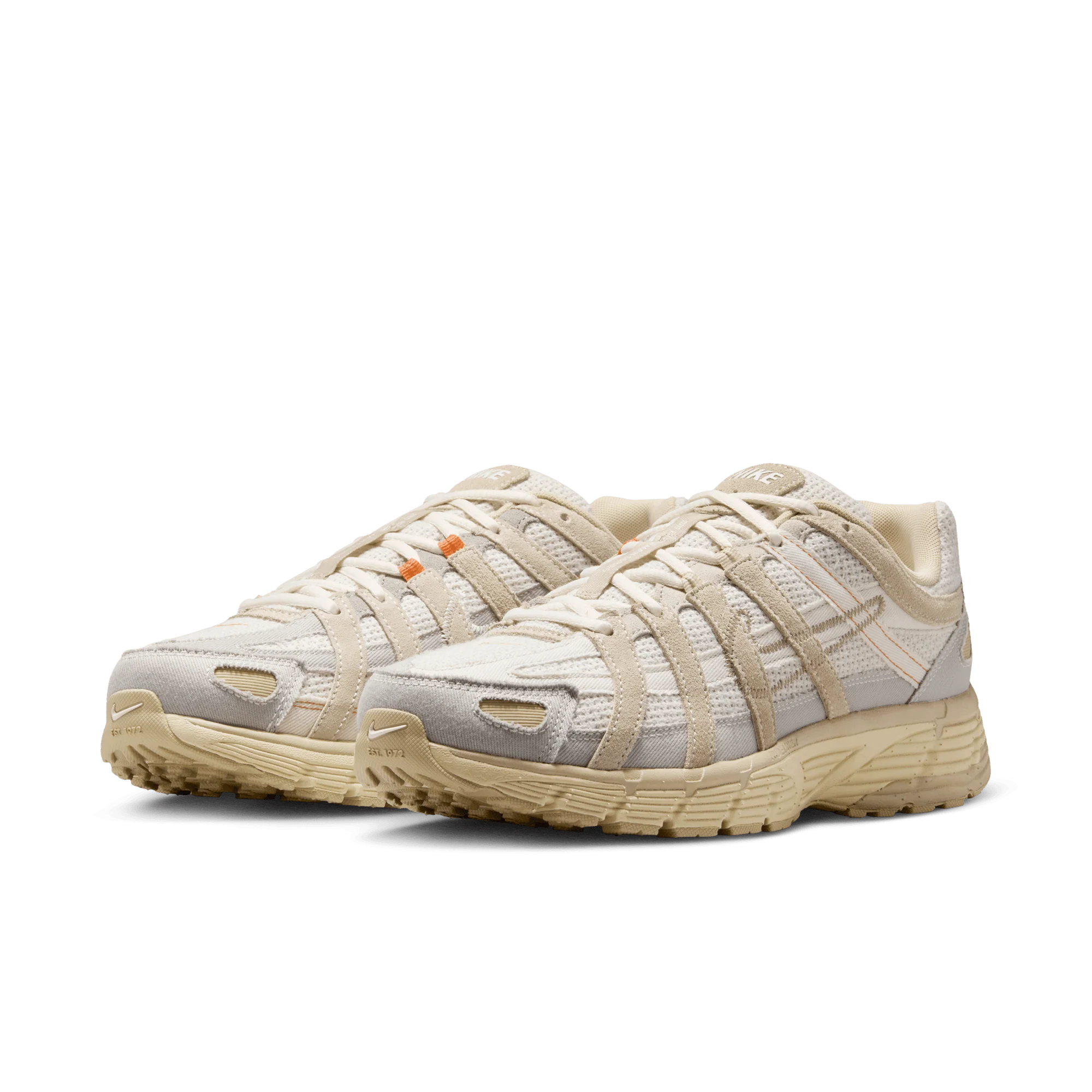 Nike P-6000 College Grey Khaki Safety Orange