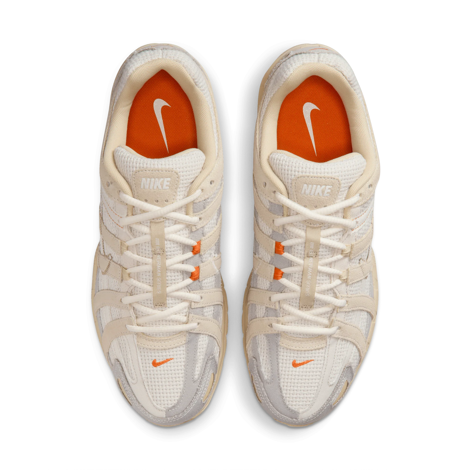 Nike P-6000 College Grey Khaki Safety Orange