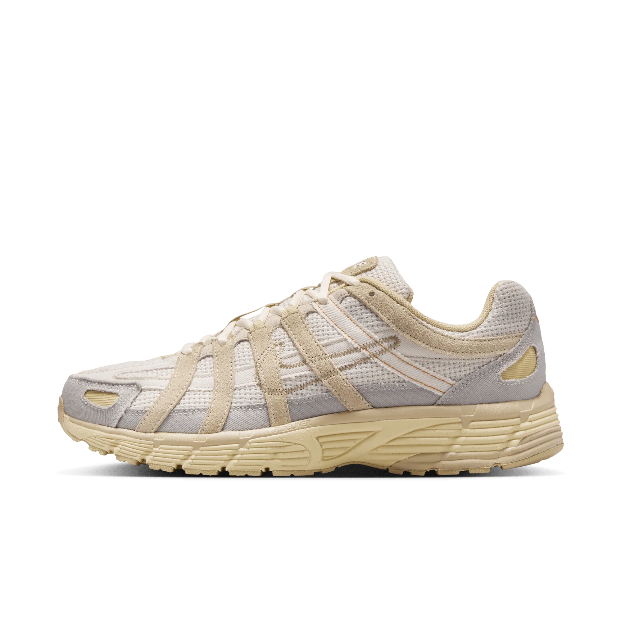Nike P-6000 College Grey Khaki Safety Orange