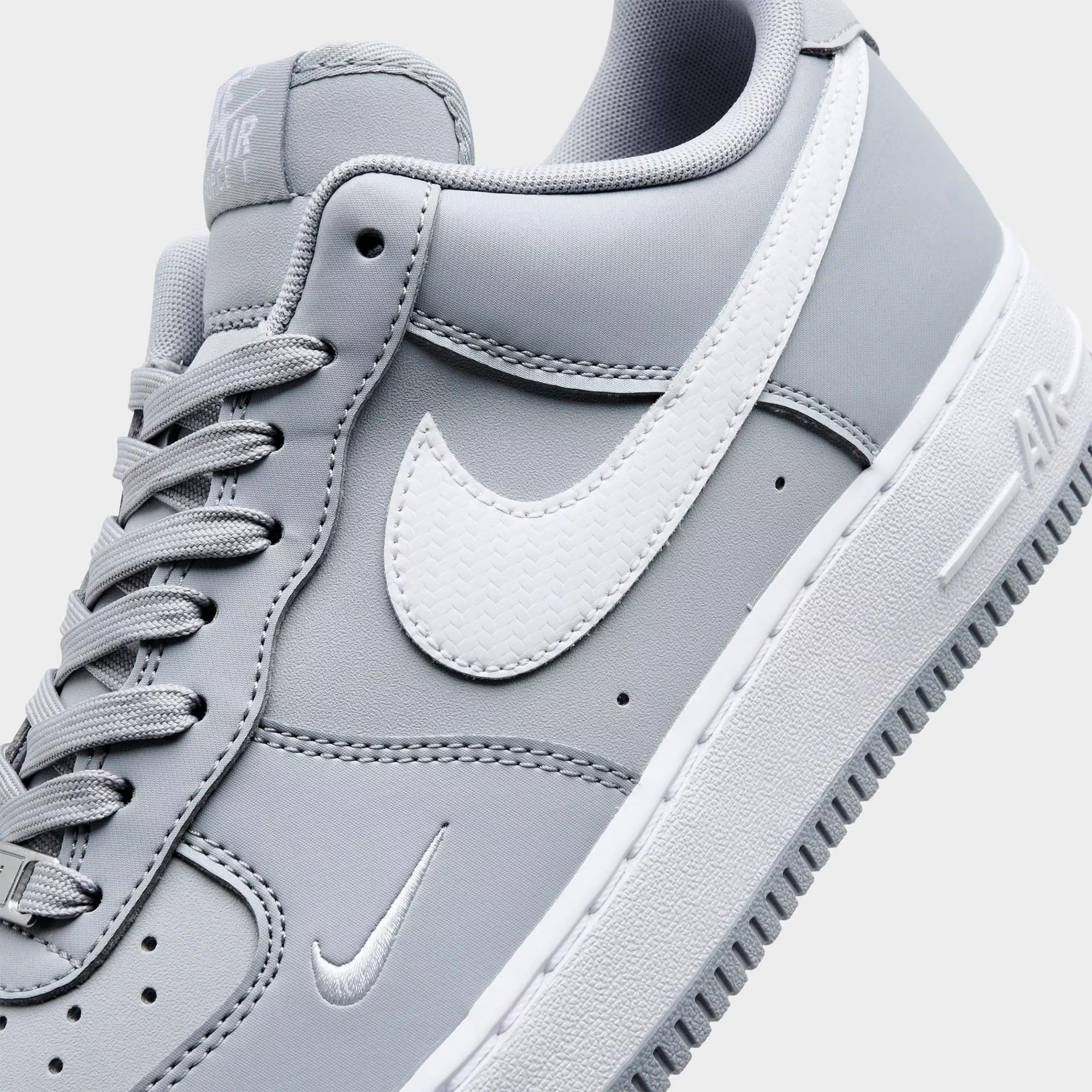 Nike Air Force 1 Low '07 LV8 Carbon Fiber Swoosh Wolf Grey White