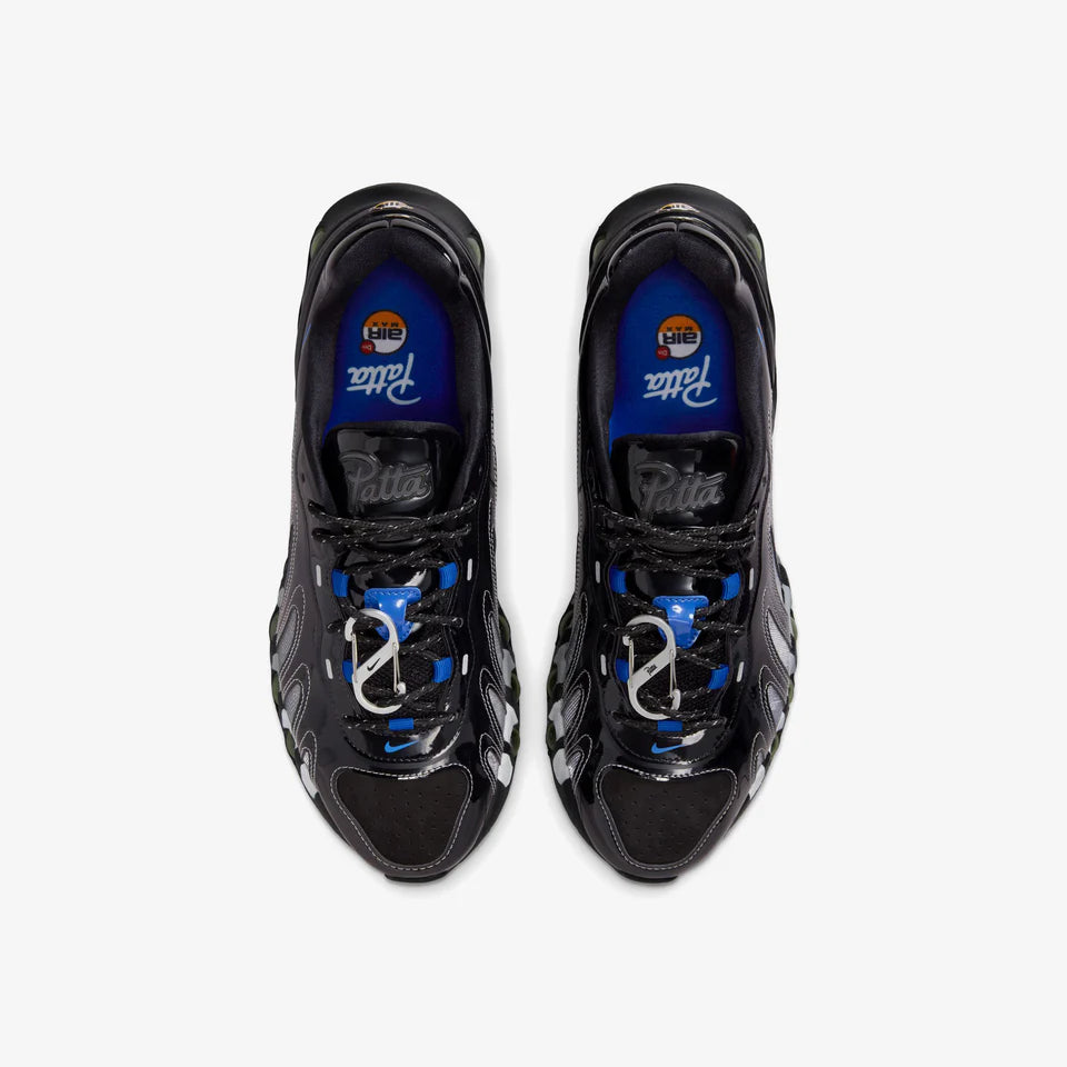 Nike Air Max Dn8 Patta Black Metallic Silver