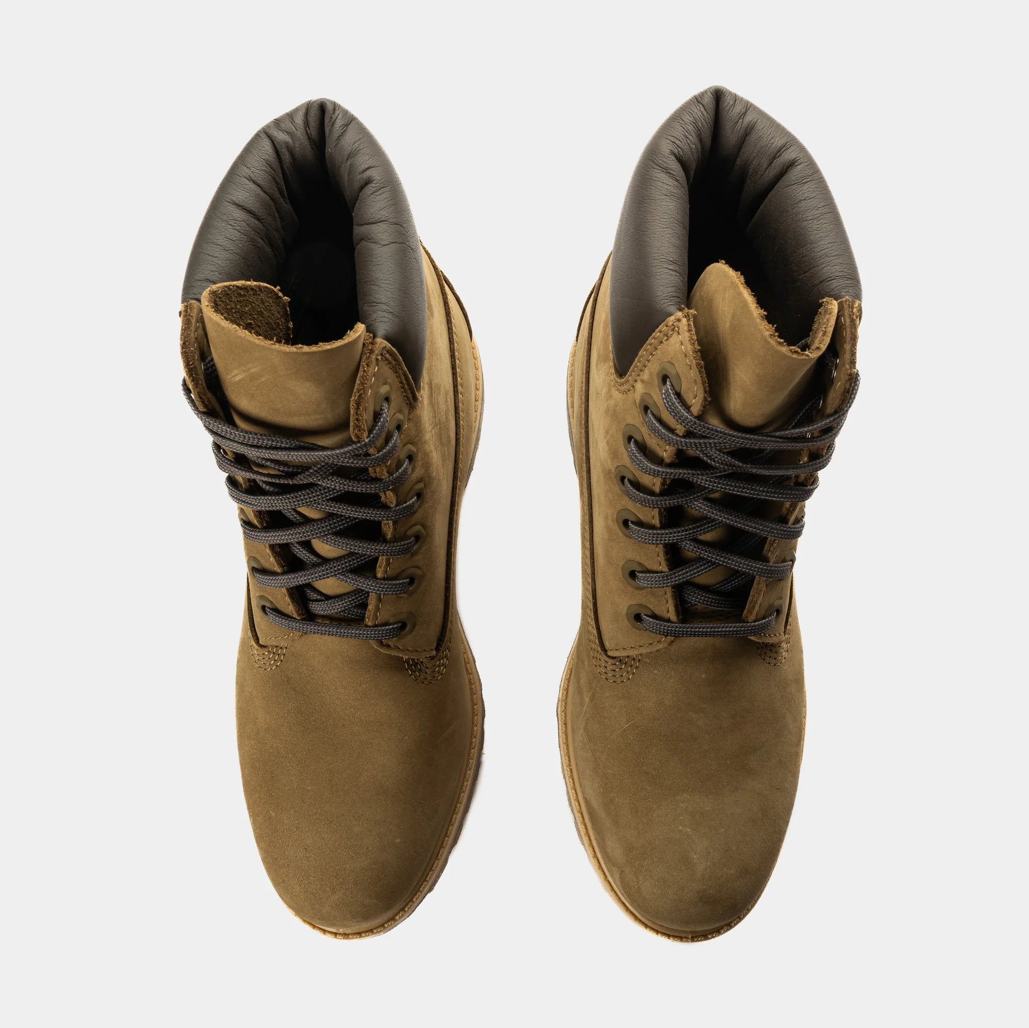 Timberland Premium 6-Inch Waterproof BOOTS NUBUCK OLIVE BROWN