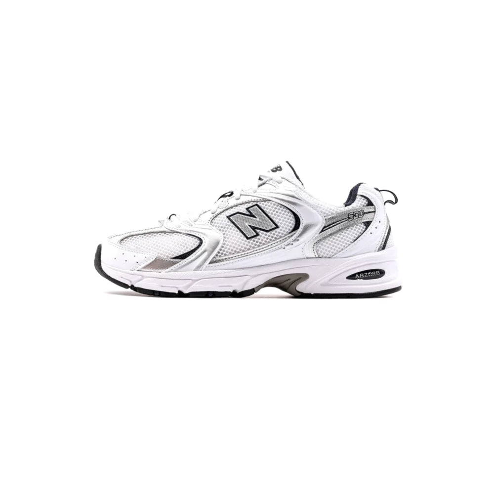 New Balance 530 White Silver Navy