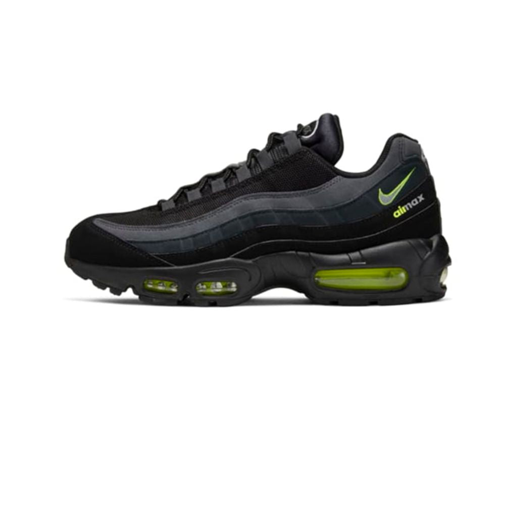 Nike Air Max 95 Retro Logo Black Grey Volt