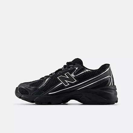 New Balance 740 Black Silver Metallic GS