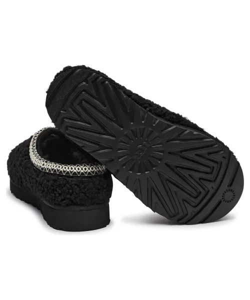 UGG Tasman Maxi Curly Slipper Black (Women's)