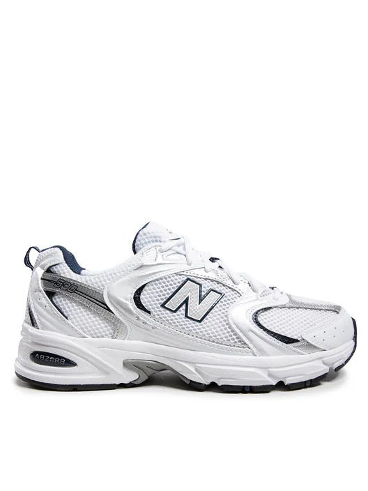 New Balance 530 White Silver Navy