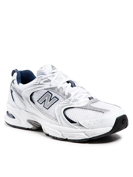 New Balance 530 White Silver Navy
