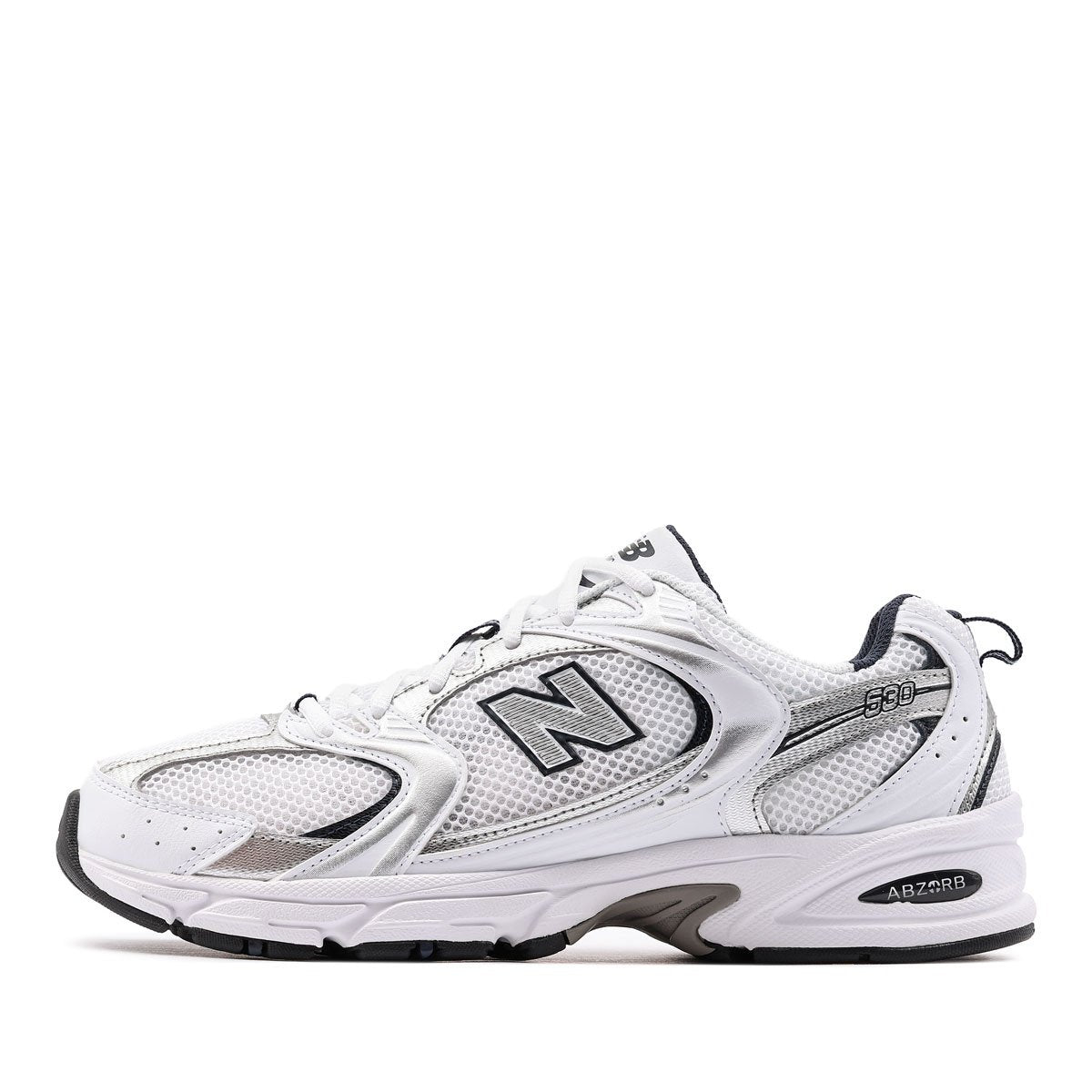New Balance 530 White Silver Navy