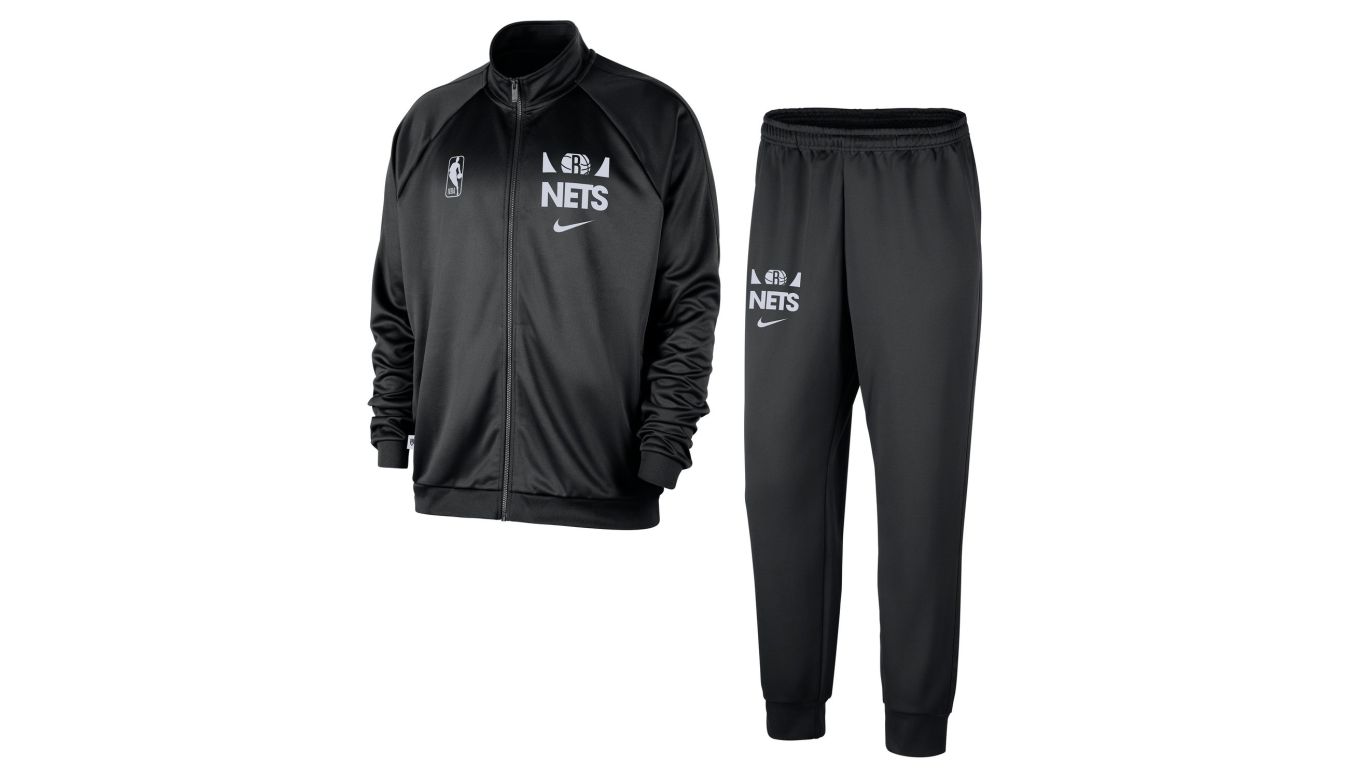 Nike Black Tracksuit Brooklyn Nets Club Courtside