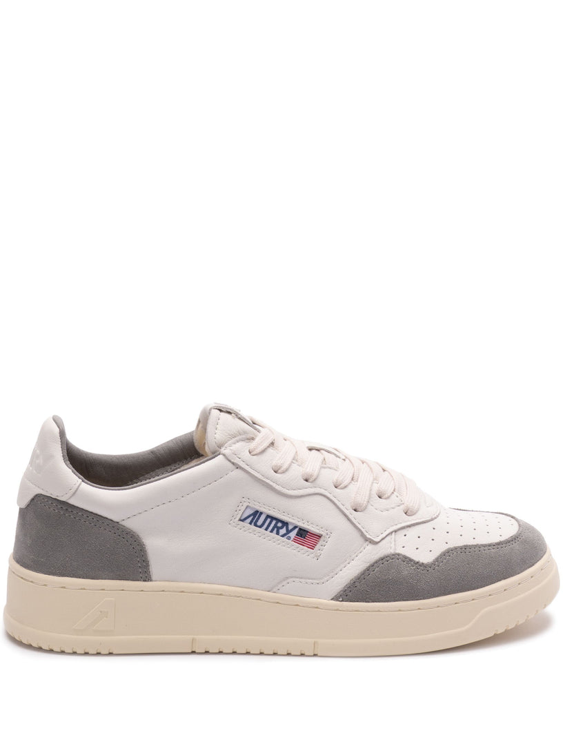 Autry Medalist Leather Low White Vapor