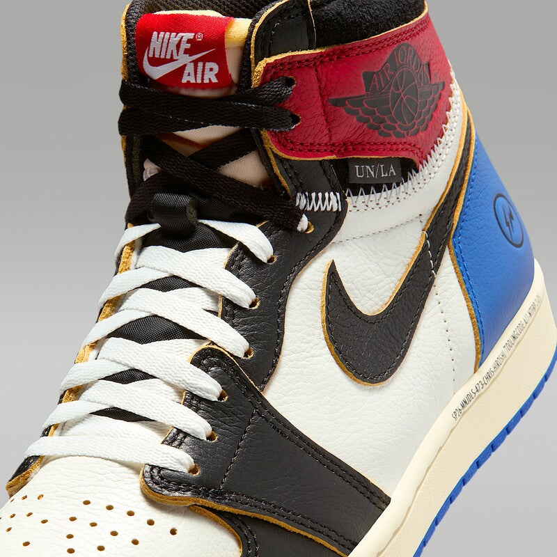 Jordan 1 Retro High OG SP Fragment x Union LA Varsity Red Sport Royal