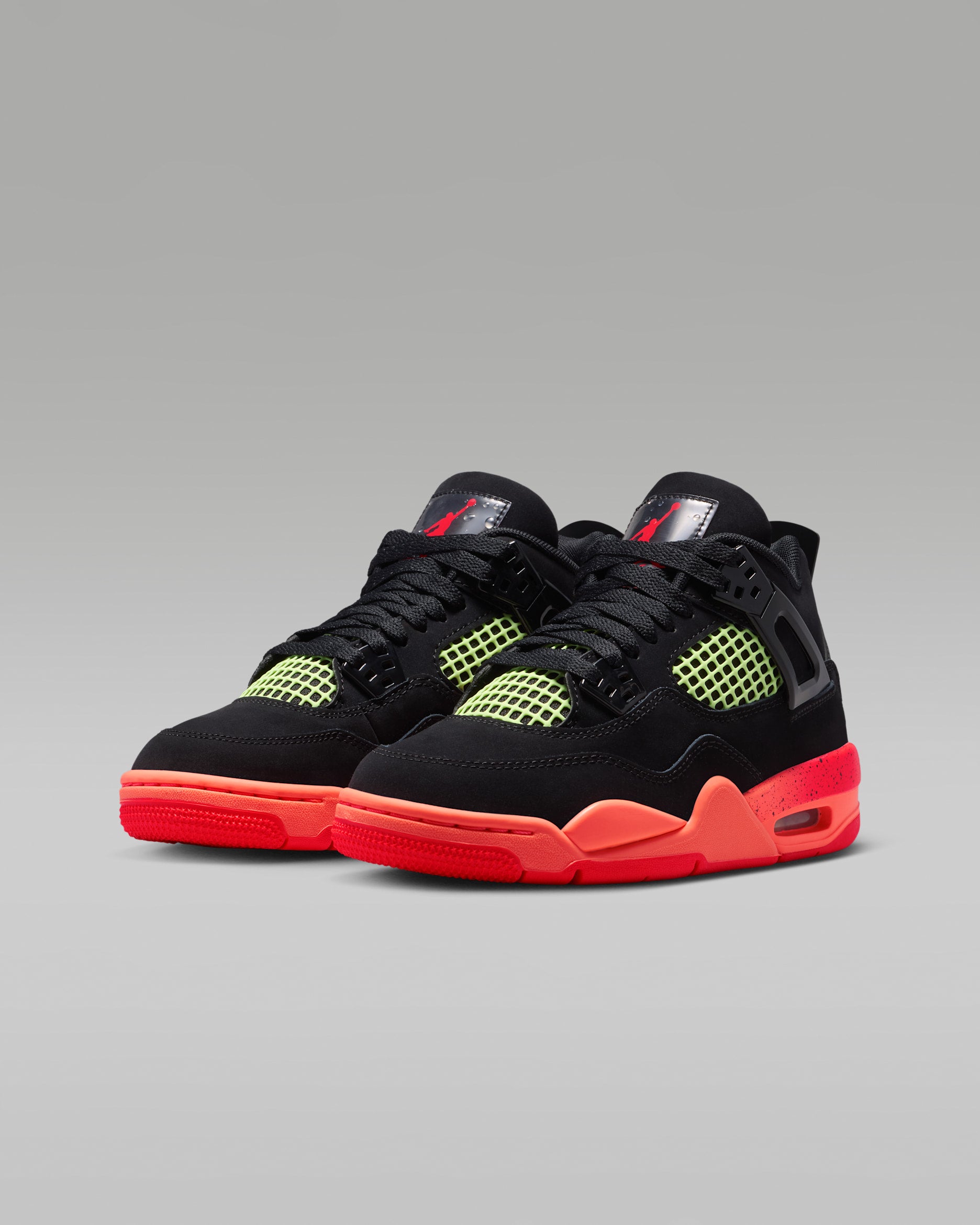 Jordan 4 Retro Black Infrared Barely Volt (GS)
