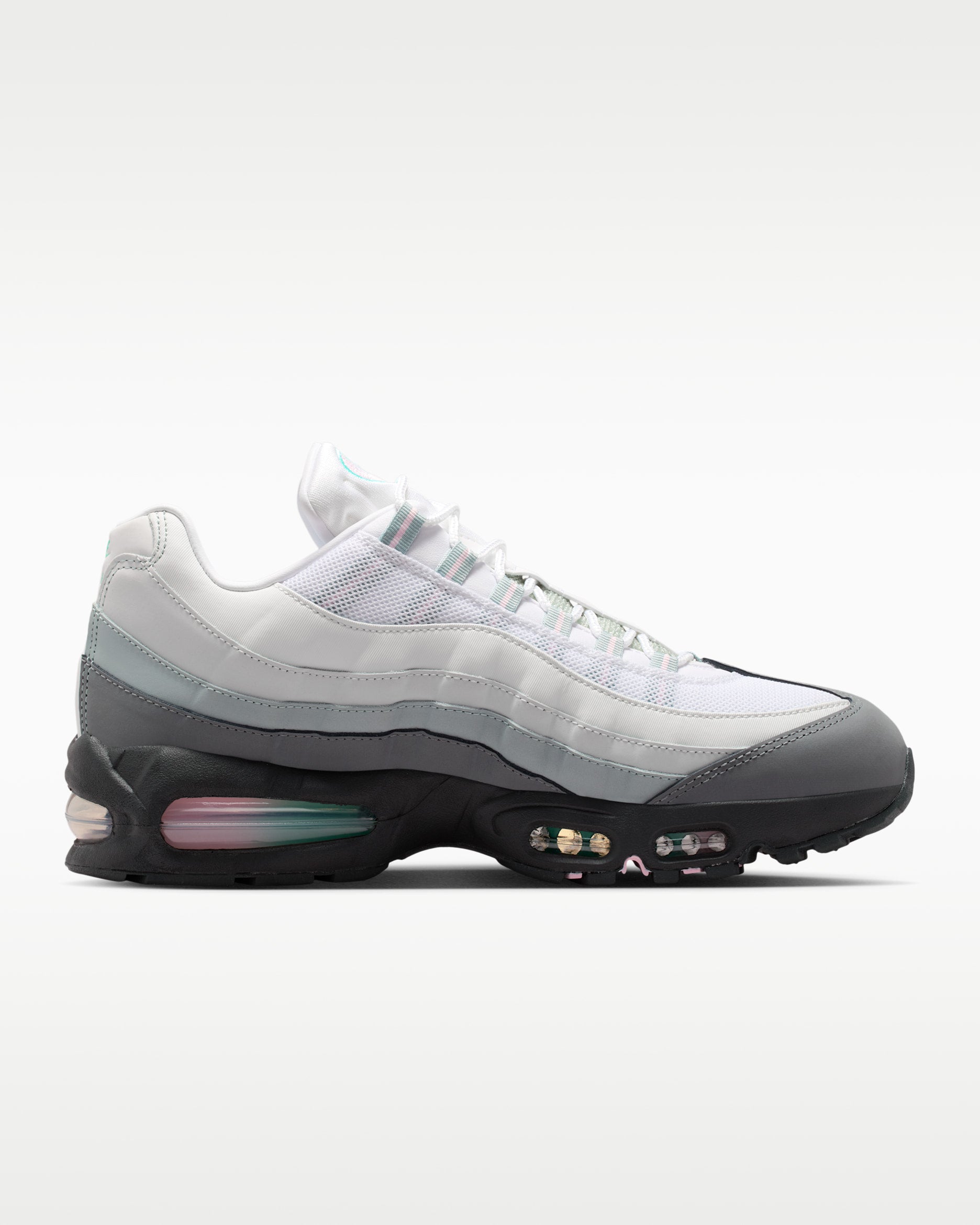 Nike Air Max 95 Big Bubble White Hyper Turquoise Pink Foam