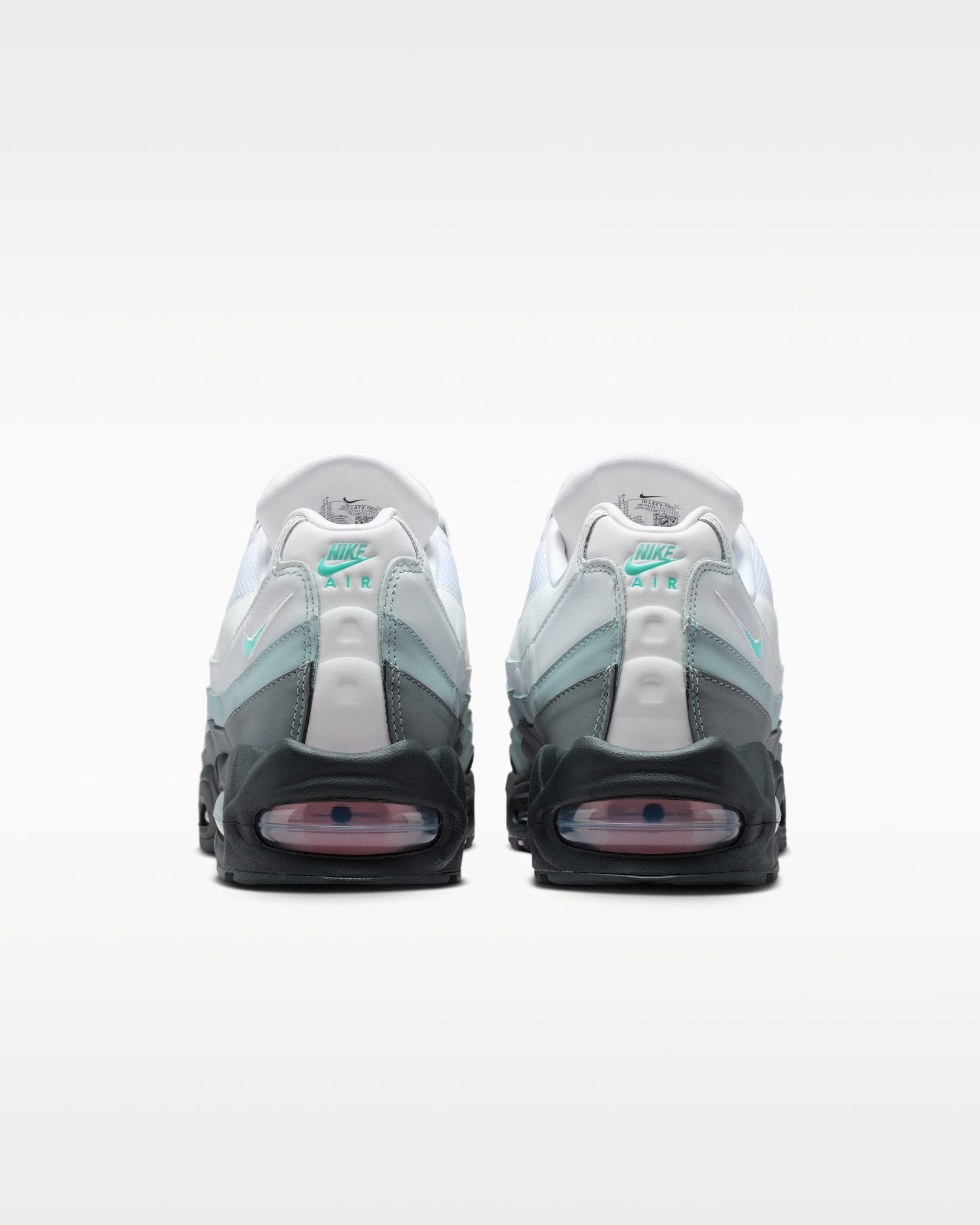 Nike Air Max 95 Big Bubble White Hyper Turquoise Pink Foam