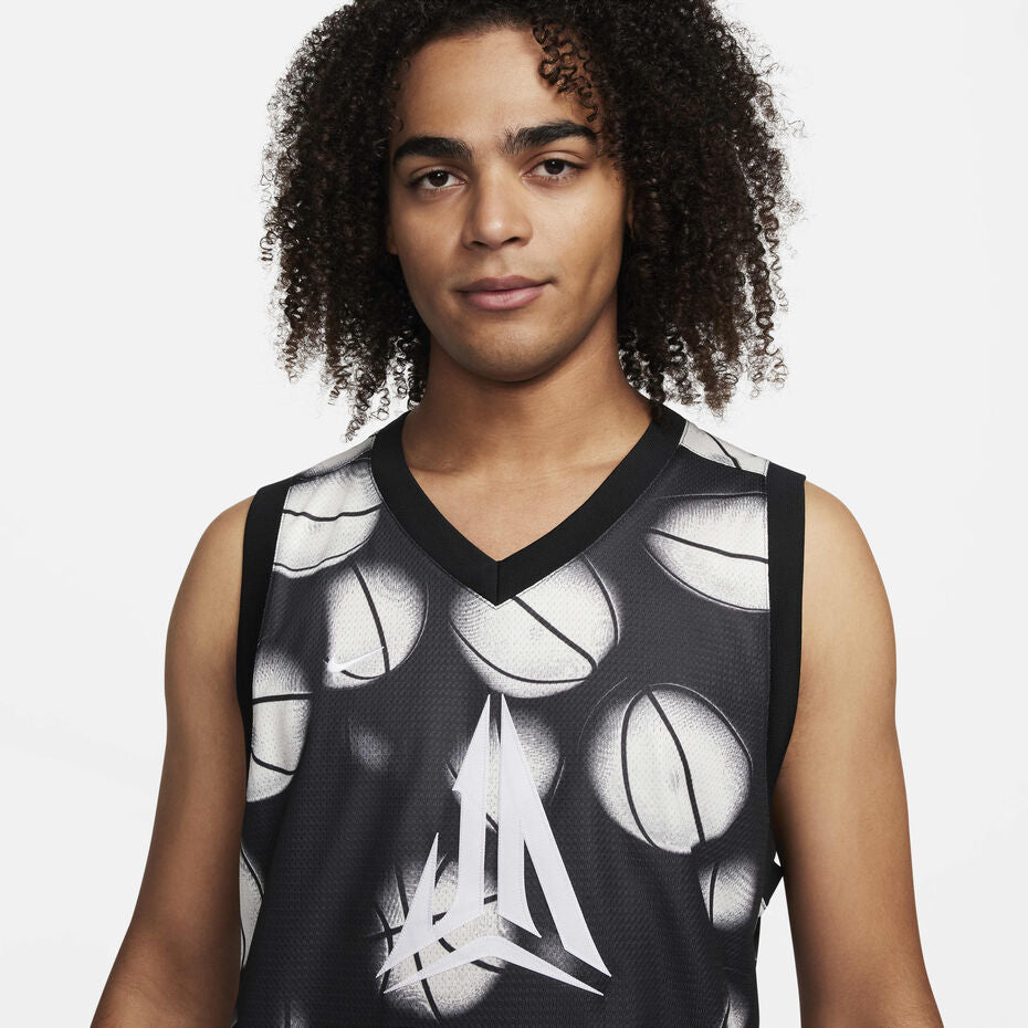 NIKE Ja DNA Jersey "Black White"