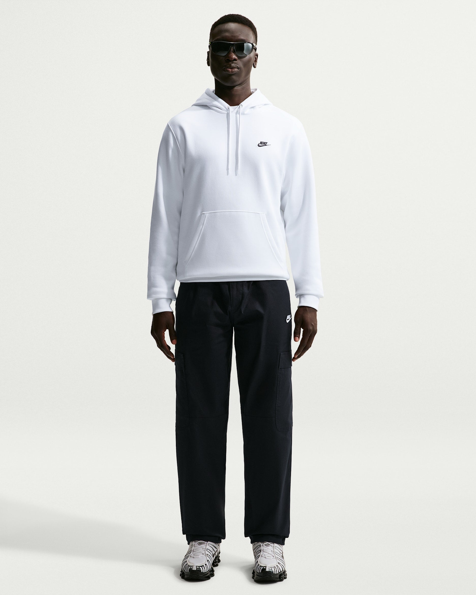 Nike Pullover Fleece Hoodie WHITE