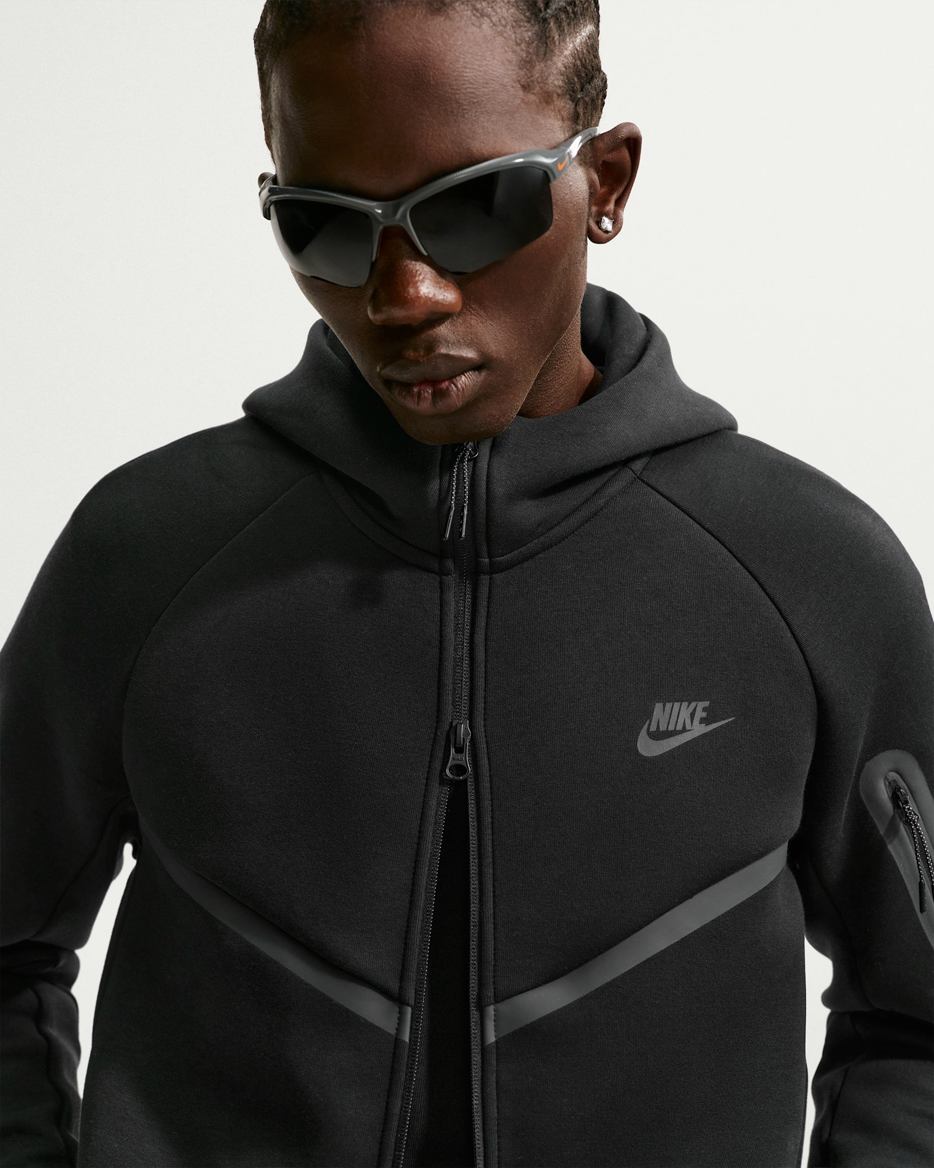 Nike Tech Fleece Black Zip Hoodie