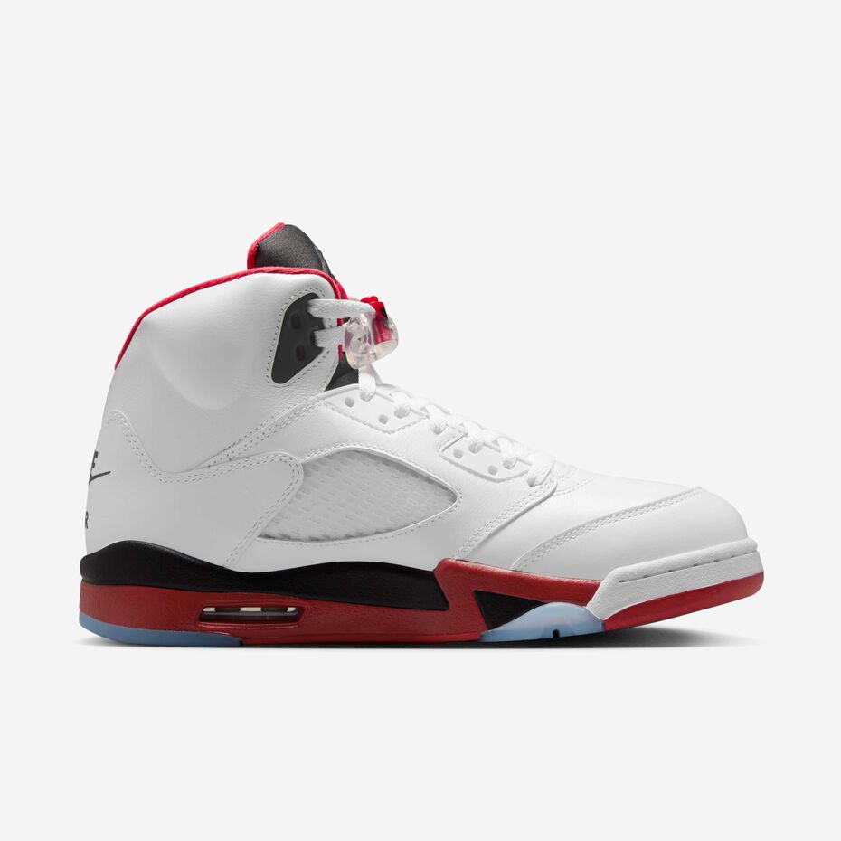 Jordan 5 Retro Fire Red Black Tongue (2025)