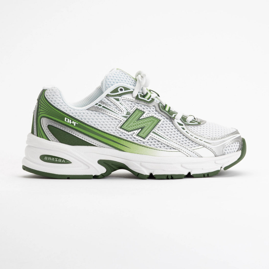 New Balance 740 V2 White Alpine Green