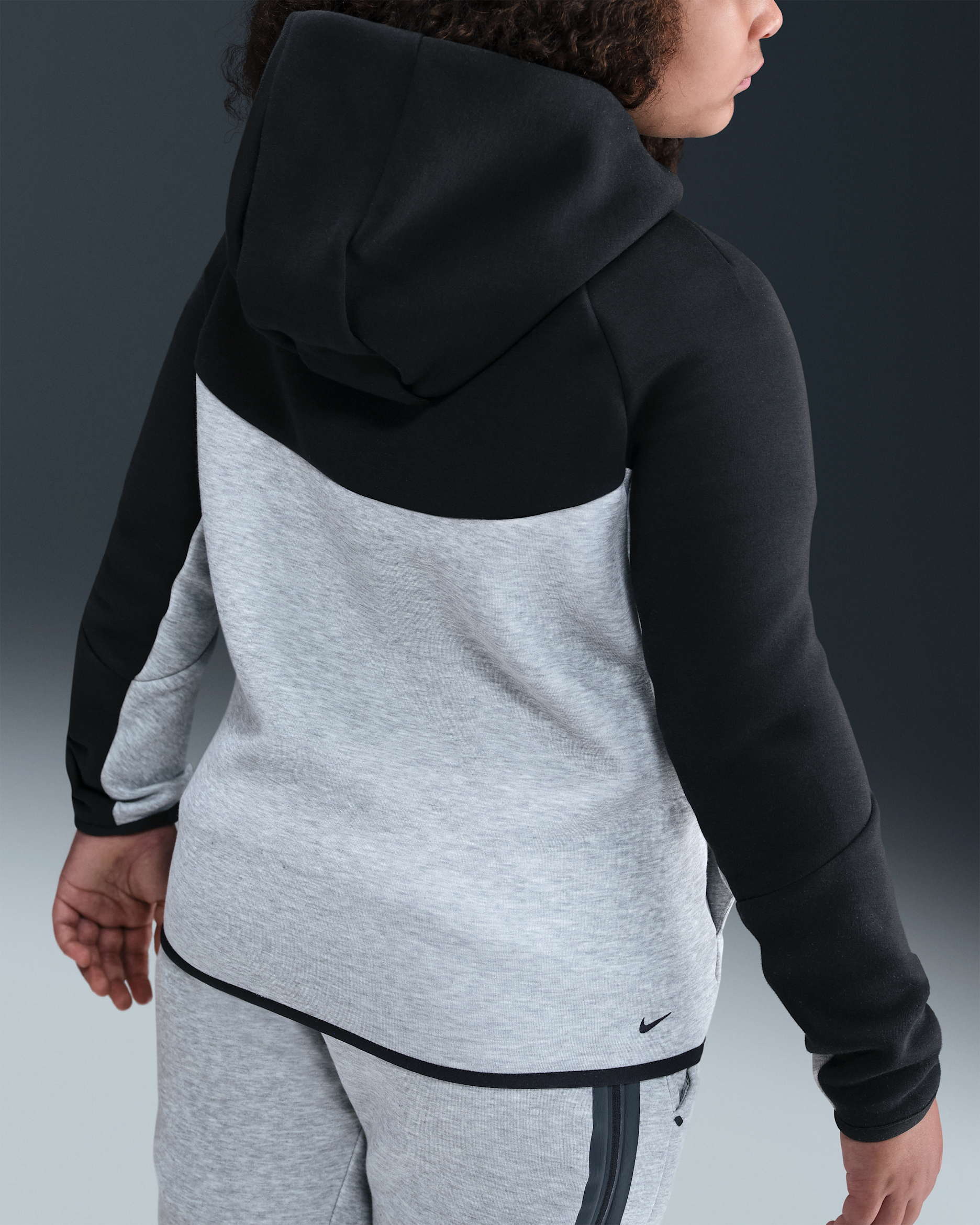 Nike Sportswear Tech Fleece Full-Zip Hoodie (GS) Extended Sizing