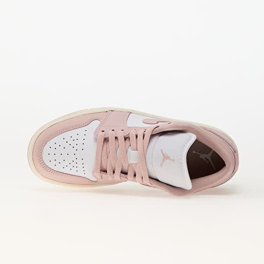 Air Jordan 1 Low White/Pink Oxford-Sail