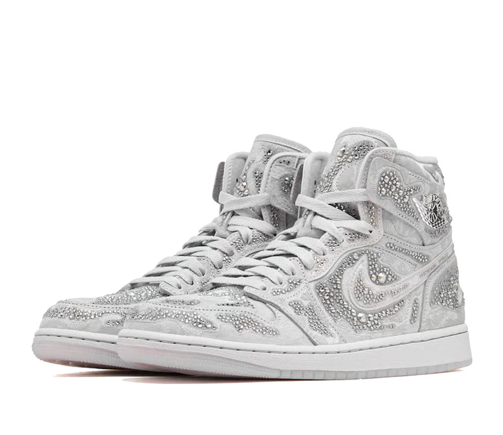 Jordan 1 Retro High OG Swarovski Vast Grey (Women's)