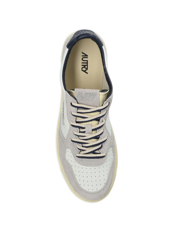 Autry Medalist Low Vapor Space Suede & Leather