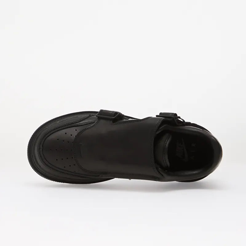 Nike Air Force 1 Low Luxe Black Metallic Silver