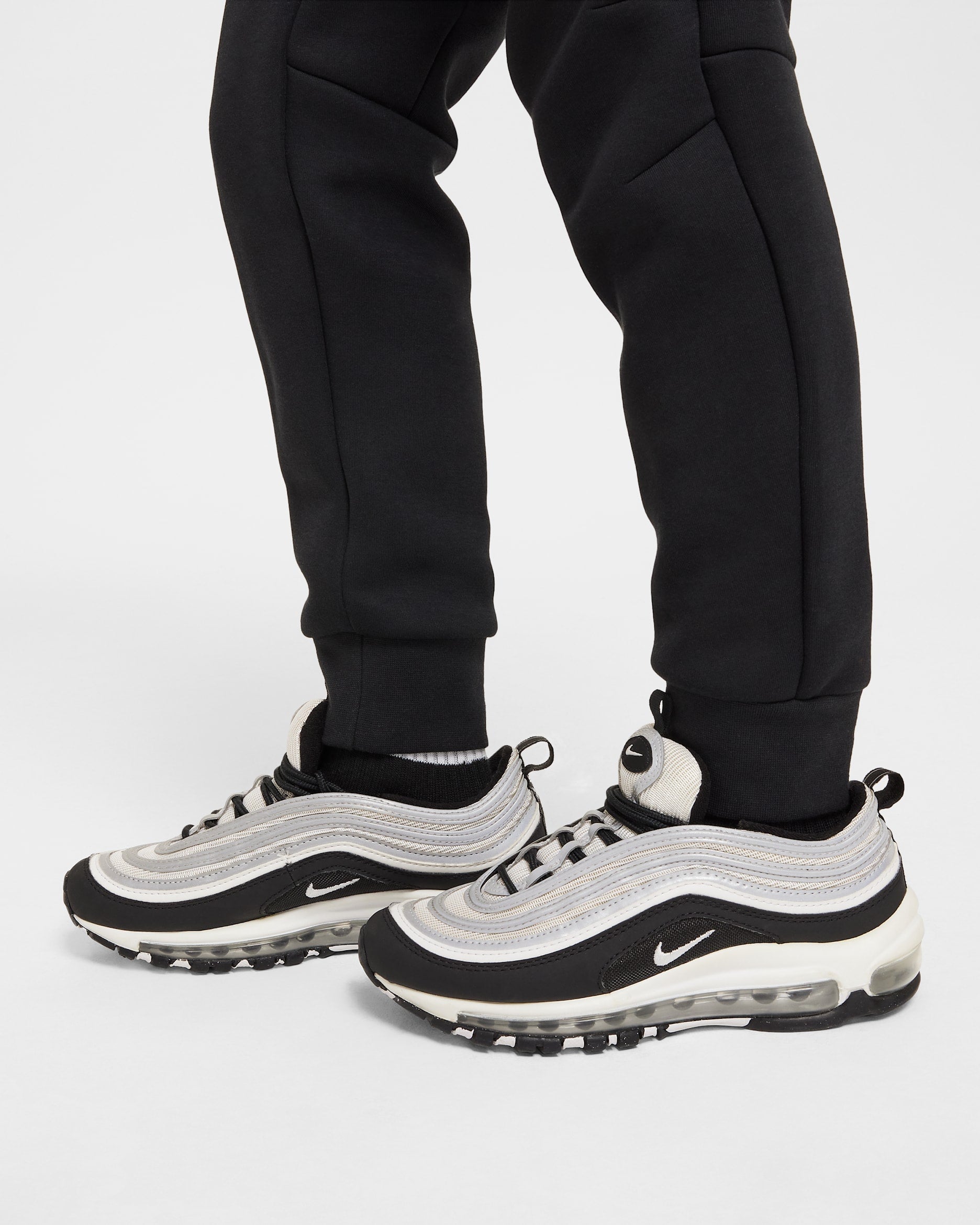 Nike Tech Fleece Joggers Black (GS)