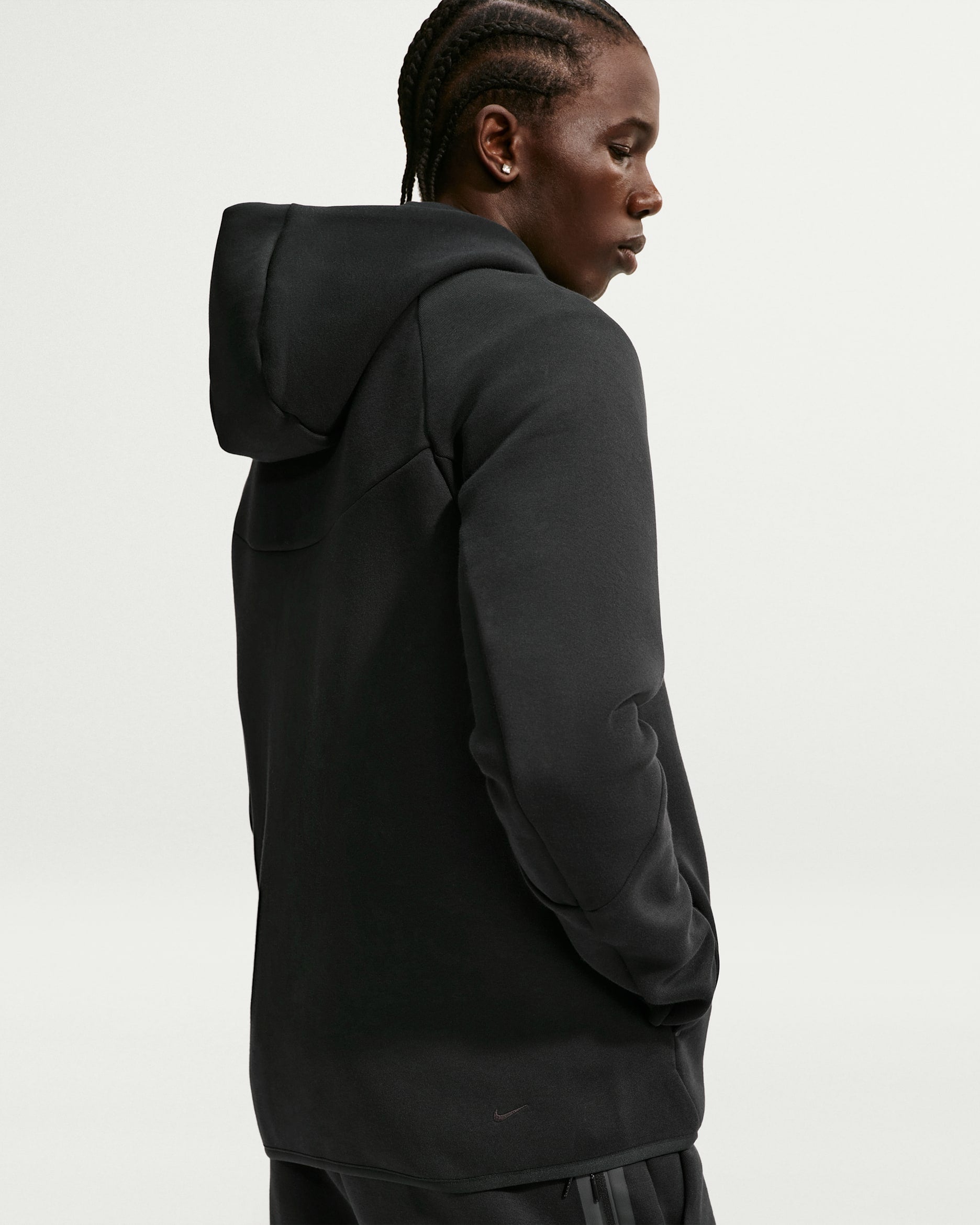 Nike Tech Fleece Black Zip Hoodie
