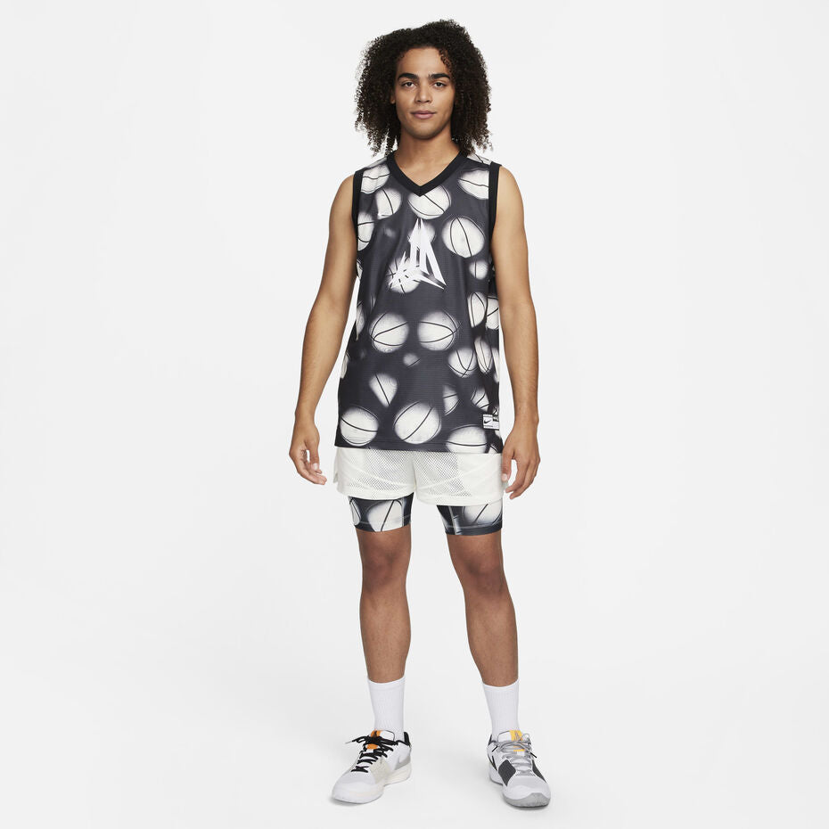 NIKE Ja DNA Jersey "Black White"