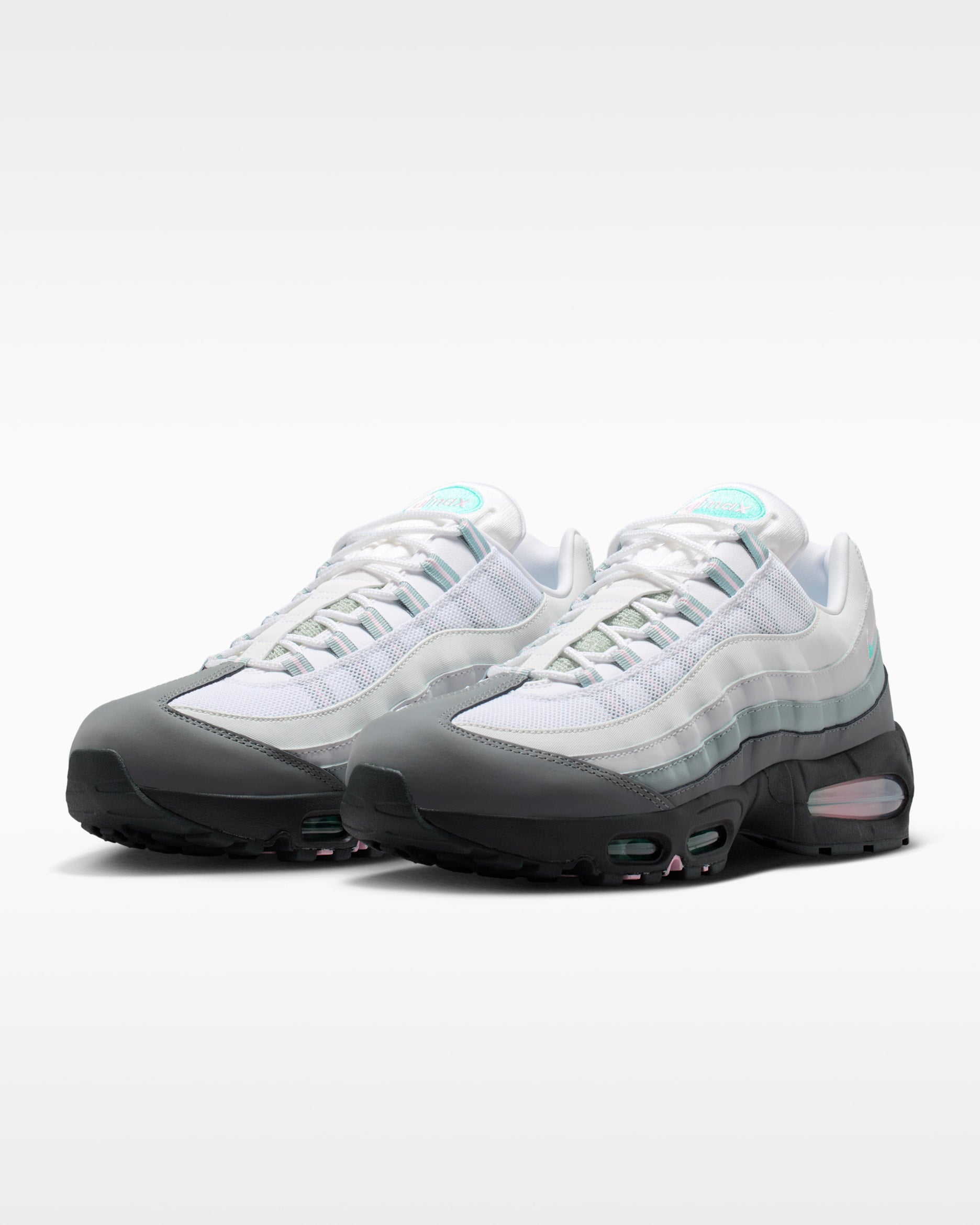 Nike Air Max 95 Big Bubble White Hyper Turquoise Pink Foam
