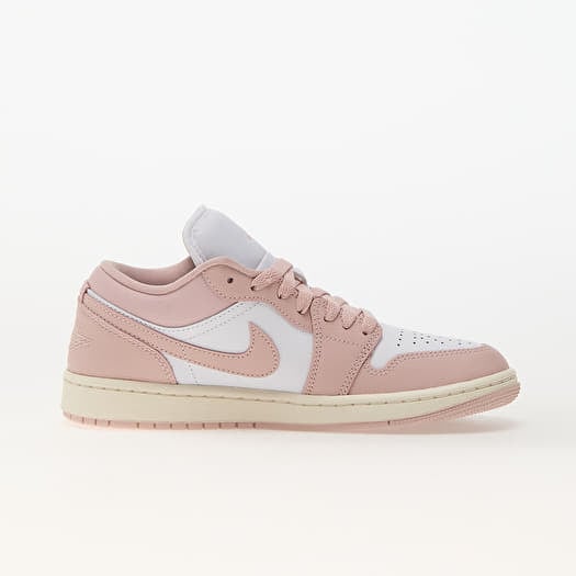 Air Jordan 1 Low White/Pink Oxford-Sail