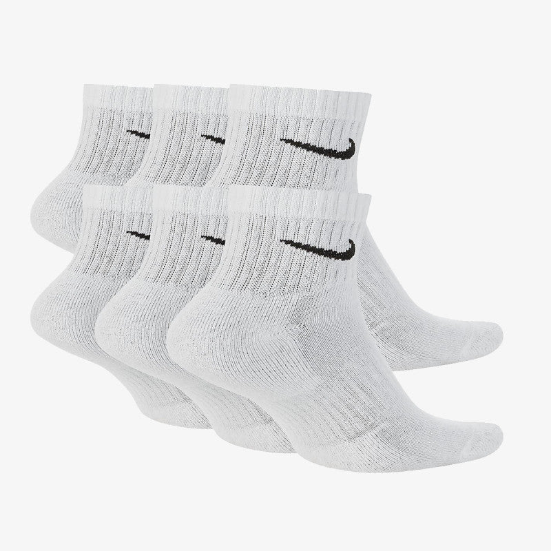 Nike Everyday Cushioned Socks White (6 pack)