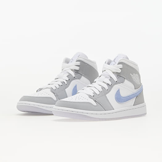 Jordan 1 Mid Wolf Grey Aluminum (Women's)