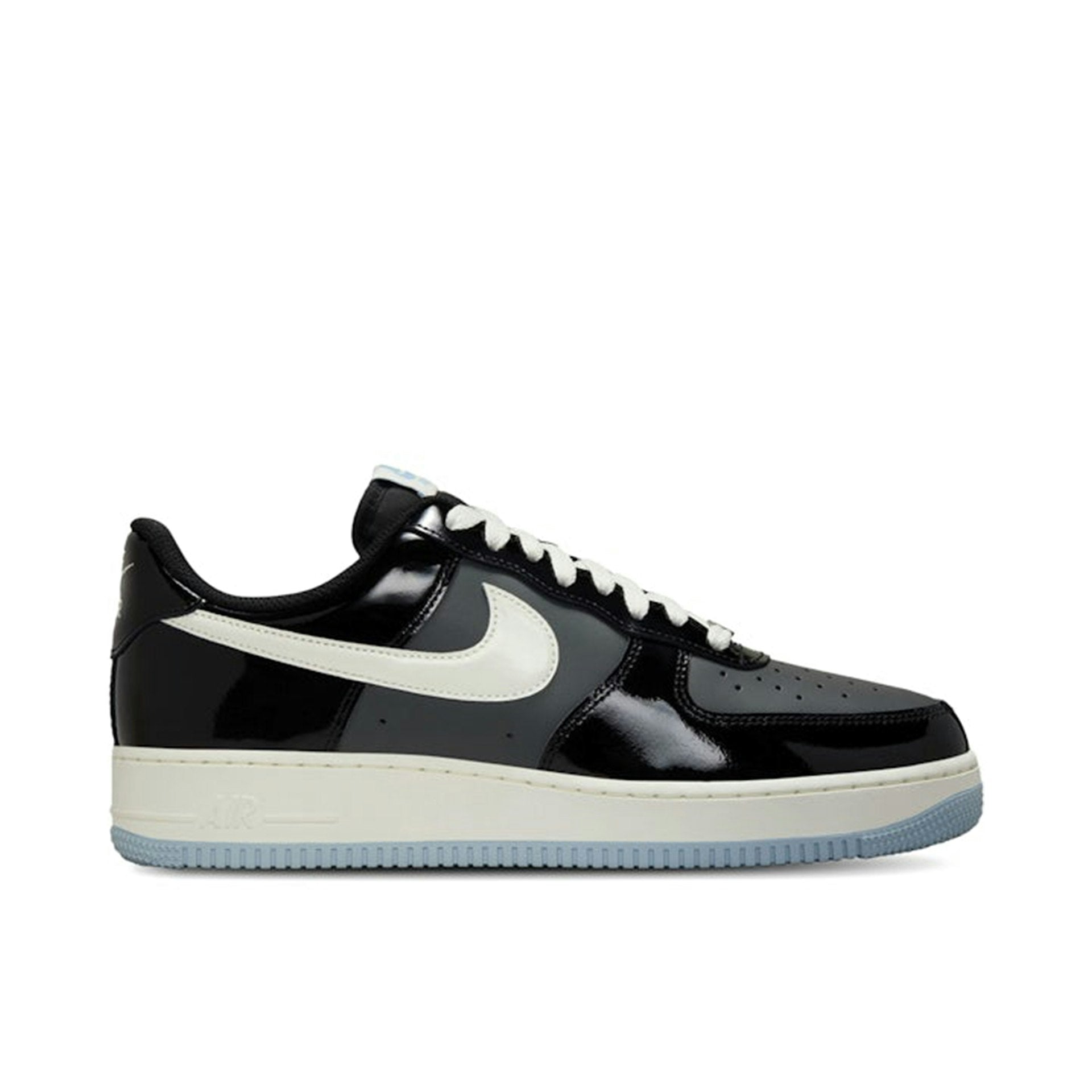 Nike Air Force 1 '07 Black Iron Grey Patent