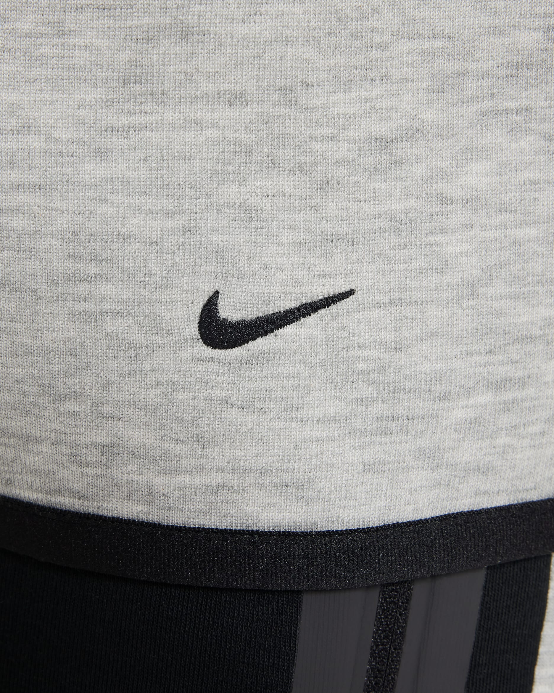 Nike Tech Fleece Zip Hoodie Black/Grey (GS)