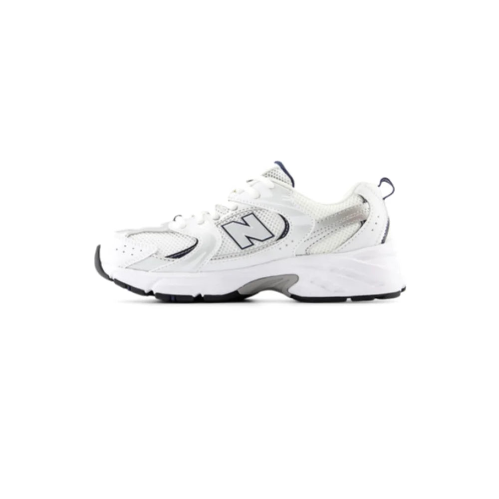 New Balance 530 White Silver Big Kids