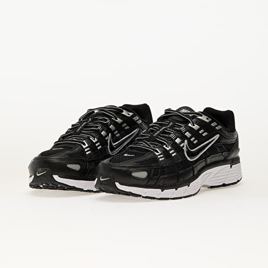Nike P-6000 Black White Metallic Silver