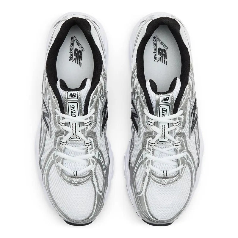 New Balance 740
White/ Silver Metallic/ Navy